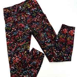 Lululemon foliage leggings size 4